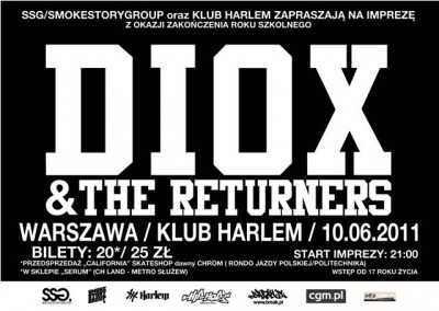 PREMIEROWY KONCERT DIOX / THE RETURNERS W WARSZAWIE