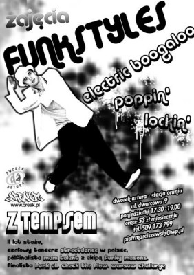 Zajęcia Funkstyles z Tempsem - czołowym tancerzem streetdance w Polsce!!!!!