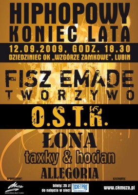 HIP HOPOWY KONIEC LATA (Fisz Emade Tworzywo, O.S.T.R., ŁONA, Taxky & Hocian, Allegoria)
