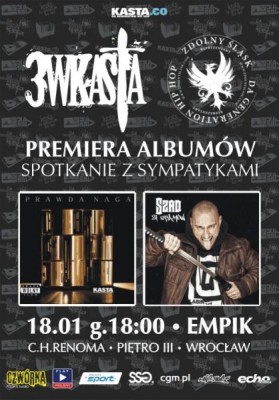 KASTA I SZAD - PREMIERA ALBUMÓW I SPOTKANIE Z FANAMI