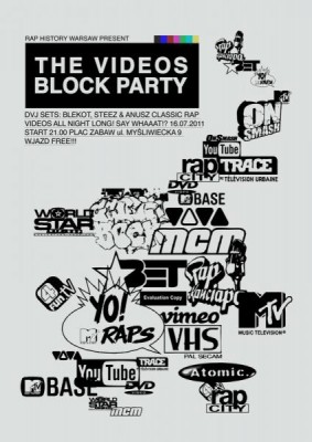 Rap History Warsaw - THE VIDEOS BLOCK PARTY vol.1 Steez & Blekot DVJ sets