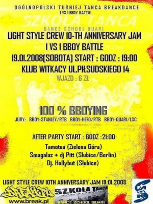10 th Light Style Crew Anniversary & 1vs1 BBoy Battle