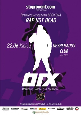 Koncert Borixona w Kielcach 22.06.2012 - Rap Not Dead