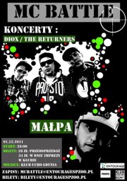 MC Battle + Diox/The Returners + Małpa